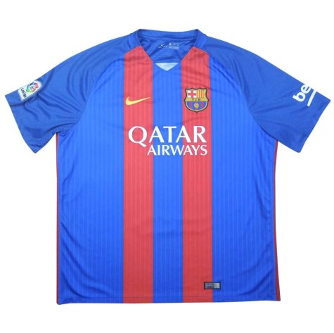 Barcelona 2016-17 Home Shirt (S) (Deco 20) (Good)