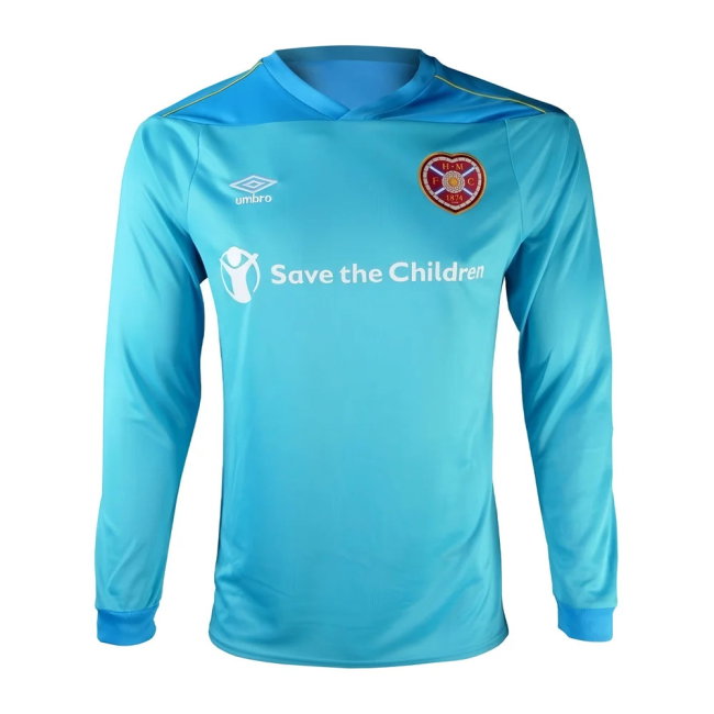 Hearts 2020-21 GK Home Long Sleeve Shirt (L) (Haring 5) (Excellent)