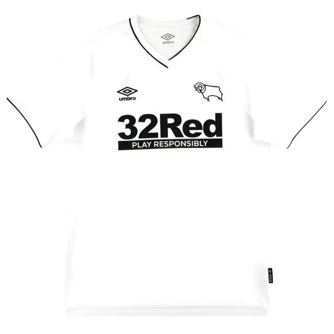 Derby County 2020-21 Home Shirt (S) (Excellent)