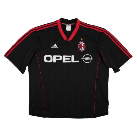 AC Milan 2000-01 Adidas Training Shirt (XL) (Davola 34) (Good)