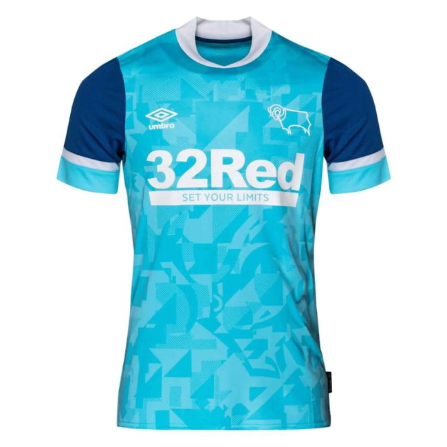 Derby County 2021-22 Away Shirt (XL) (Mint) (Bird 8)