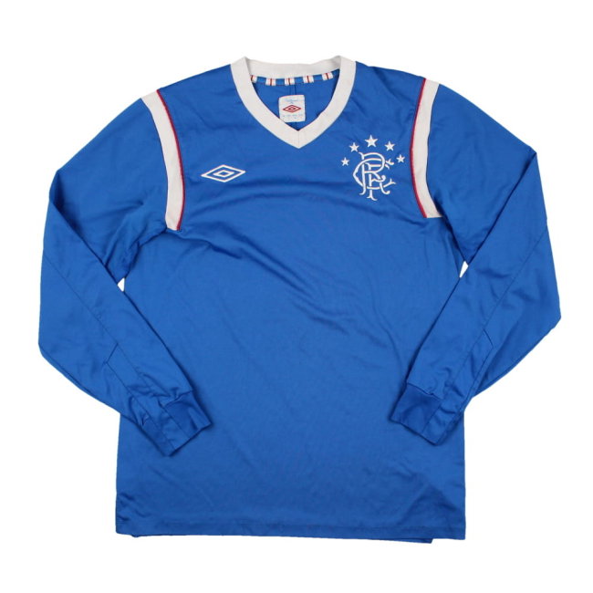 Rangers 2011-12 Home Long Sleeve Shirt (Sponsorless) (S) (Good) (Gattuso 18)