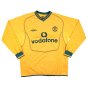 Manchester United 2001-02 Goalkeeper Third Shirt (Y) Barthez #1 Signed (Fair)