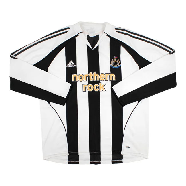 Newcastle United 2005-07 Long Sleeve Home Shirt (XL) Shearer #9 (Excellent)