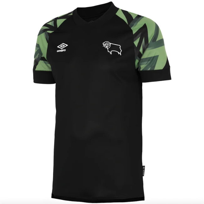 Derby County 2022-23 Away Shirt (Sponsorless) (XL) (Rooney 32) (Mint)
