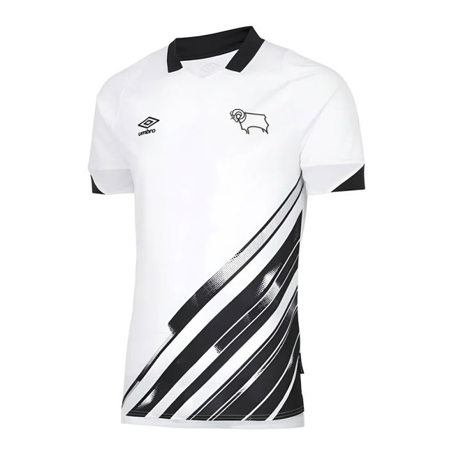 Derby County 2022-23 Home Shirt (Sponsorless) (S) (Wright 5) (Mint)