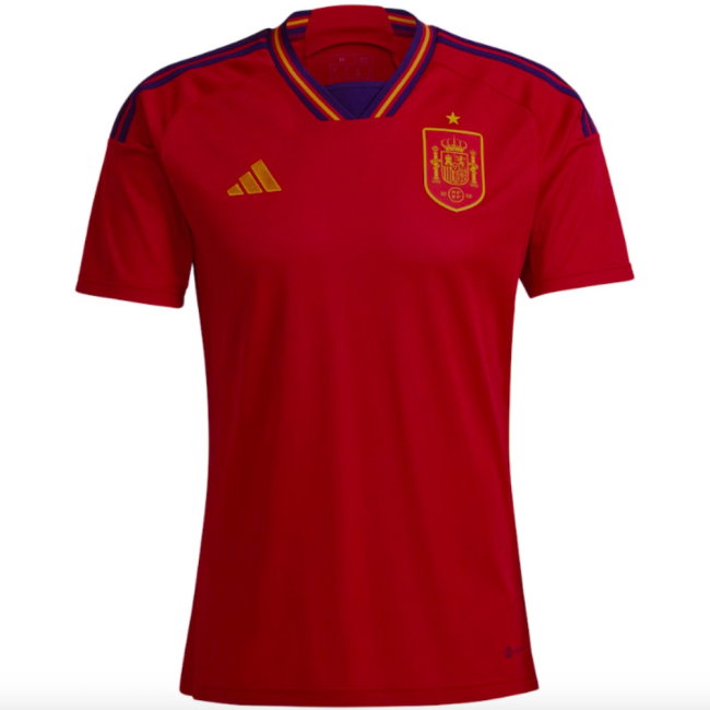 Spain 2022-23 Home Shirt (Womens XL-) (David Villa 7) (Mint)