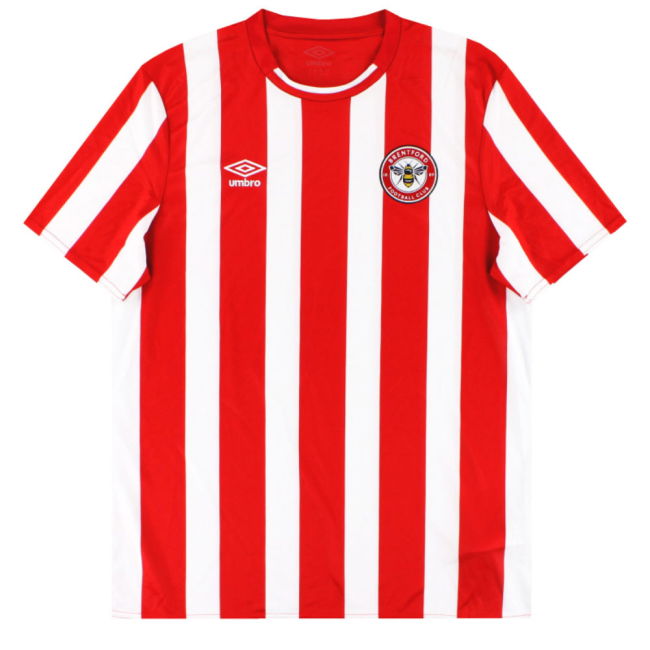Brentford 2021-23 Home Shirt (L) (Mint) (PINNOCK 5)