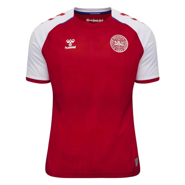 Denmark 2020-21 Home Shirt (L) Eriksen #10 (Excellent)
