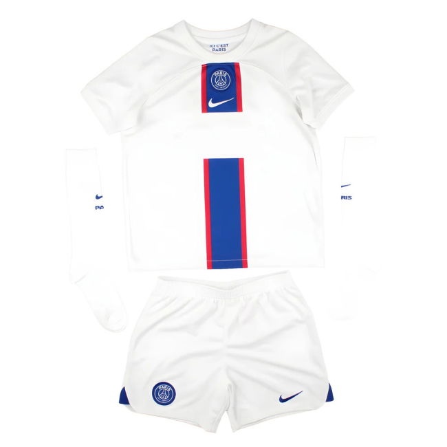 PSG 2022-23 Third Mini Kit (SB 4-5 y) Mbappe #7 (BNWT)