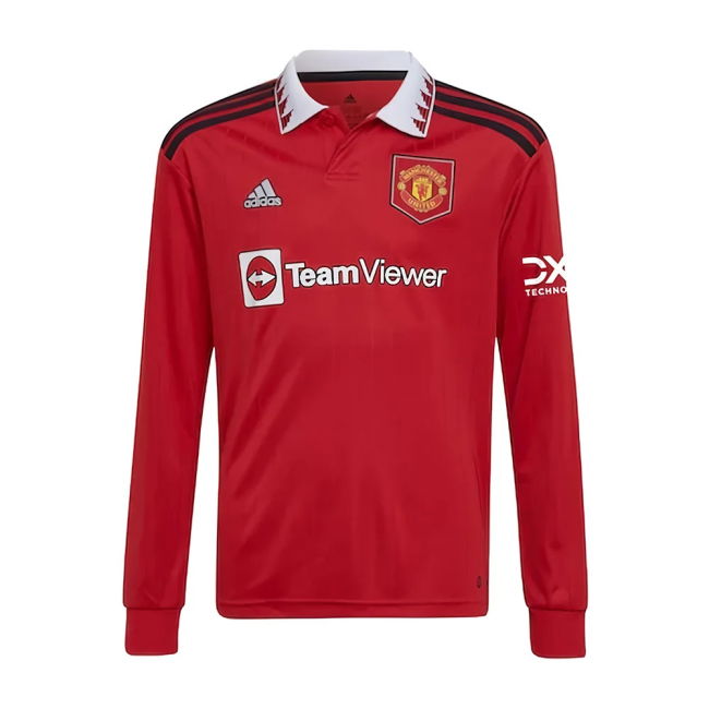 Manchester United 2022-23 Home Long Sleeve Shirt (XL) B.Fernandes #18 (BNWT)
