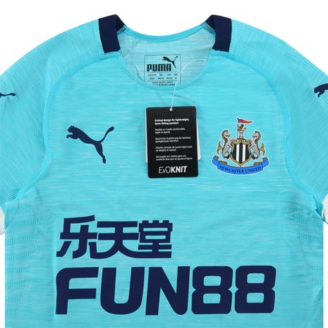 2018-19 Newcastle Evoknit Player Issue Third Shirt