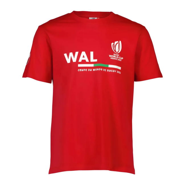 Rugby World Cup 2023 Wales Supporter T-shirt - Red