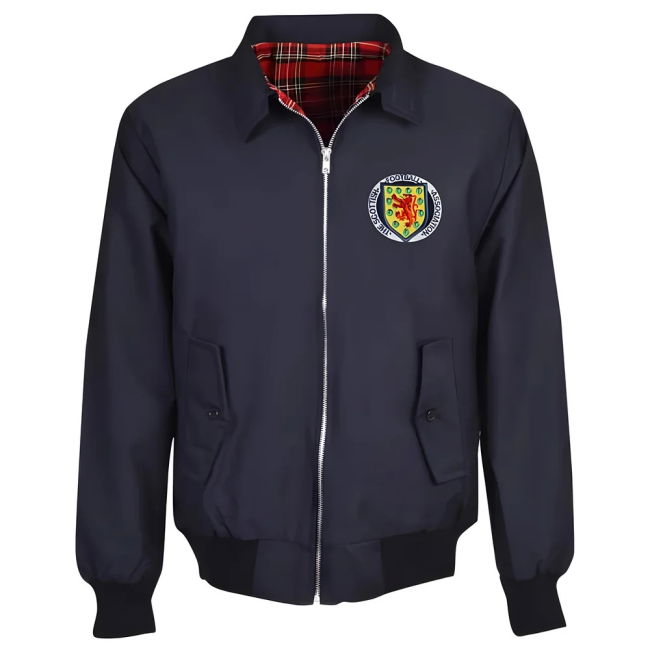 Scotland 1970s Navy Harrington Jacket