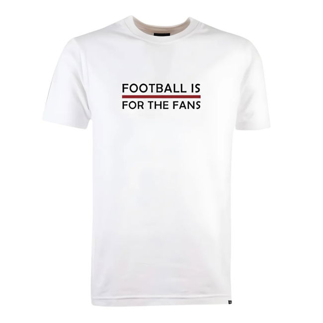 Maroon Football is for the Fans - White T-Shirt