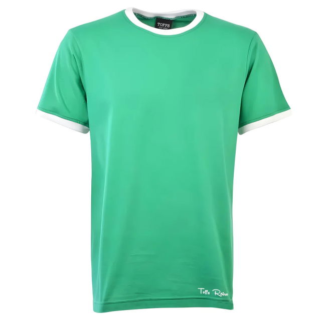 Toffs Retro Green/White Tee Shirt