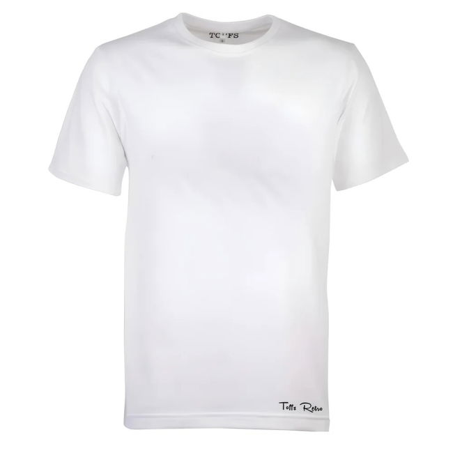 Toffs Retro White Tee Shirt