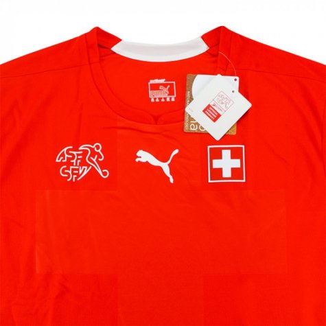 2014-15 Switzerland Player Issue Home L/S Shirt (PRO Fit) *BNIB*