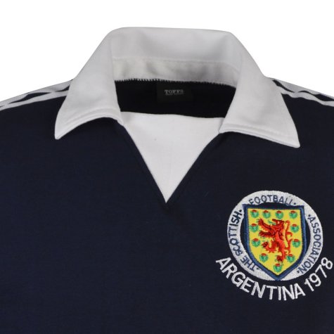 Scotland 1978 World Cup Retro Football Shirt (HUTCHISON 10)