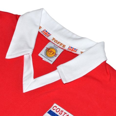 Costa Rica 1990 Retro Football Shirt