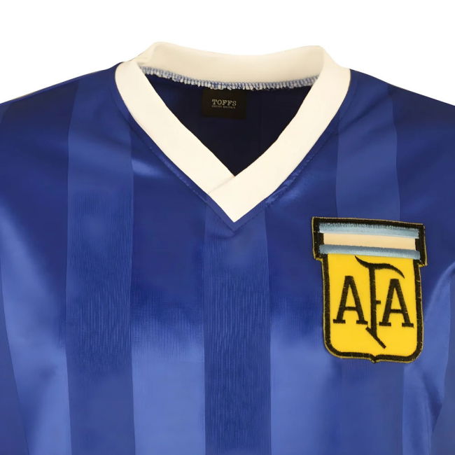 Argentina 1986 World Cup Away Retro Football Shirt