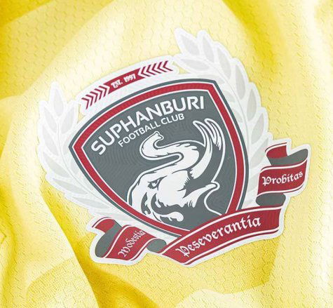 2021 Suphanburi FC Warrior Elephant Yellow Away Player Shirt