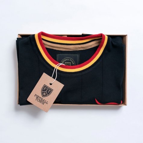 Vintage Belgium Le Diable Black Soccer Jersey