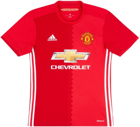 Manchester United 2016-17 Home Shirt (Pogba #6) (S) (Good)