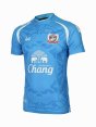 2021 Suphanburi FC Warrior Elephant Blue Goalkeeper Player Shirt