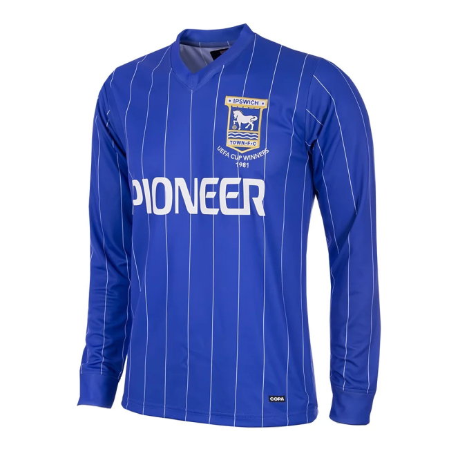 Ipswich Town FC 1981 - 82 LS Retro Shirt (Butcher 6)