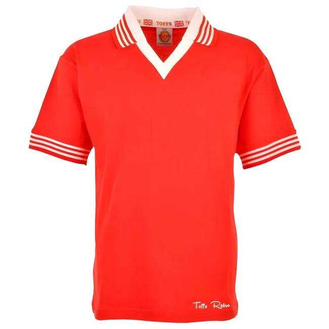 TOFFS Classic Retro Red Short Sleeved Shirt