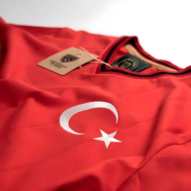 Vintage Turkey Home Ay-Yildizililar Soccer Jersey