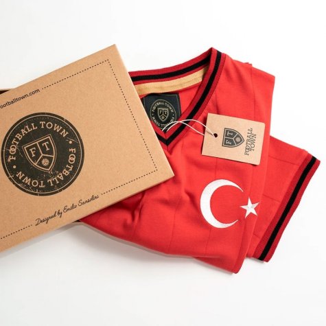 Vintage Turkey Home Ay-Yildizililar Soccer Jersey