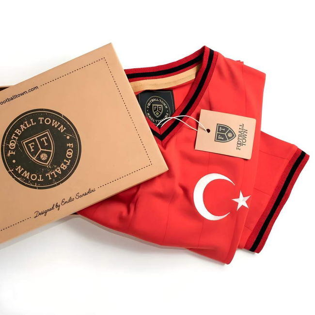 Vintage Turkey Home Ay-Yildizililar Soccer Jersey