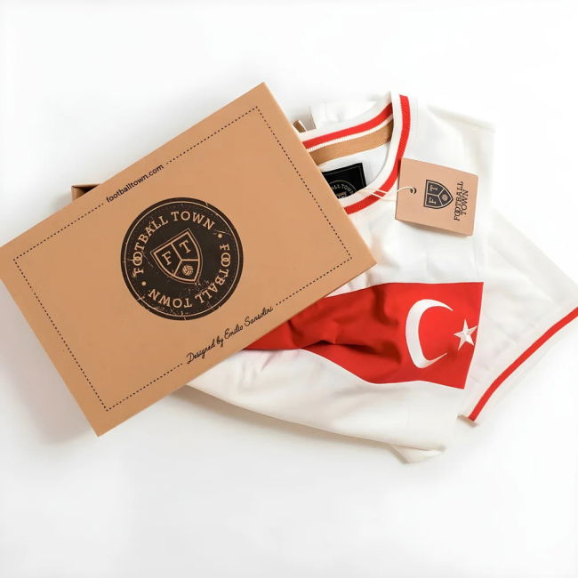 Vintage Turkey Away Ay-Yildizililar Soccer Jersey