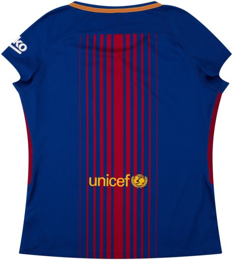 Barcelona 2017-18 Home Shirt (Womens) (M) (Mint) (Mascherano 14)
