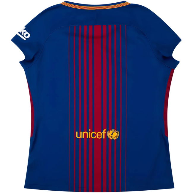 Barcelona 2017-18 Home Shirt (Womens) (M) (Mint)