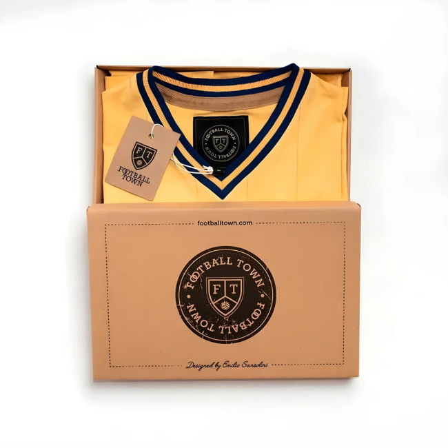 Vintage Sweden Blågult Soccer Jersey