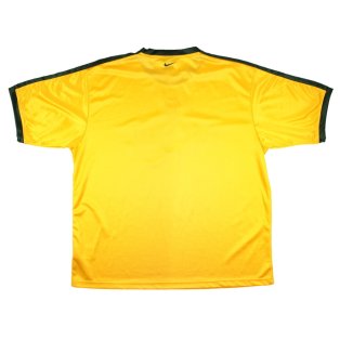 Brazil 1998-2000 Nike Training Shirt (XL) (Mint) [saTPki] - Uksoccershop