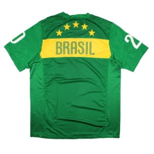 Brazil 2010-2011 Nike Training Shirt (L) (Mint) [fRrBp3] - Uksoccershop