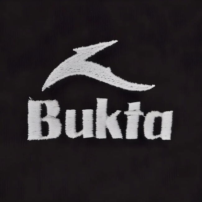 BUKTA Heritage Track Top Black with White Panels/Cuffs
