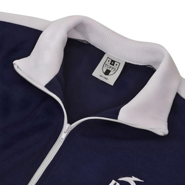 BUKTA Track Top Navy with White Panels/Cuffs/W'Band