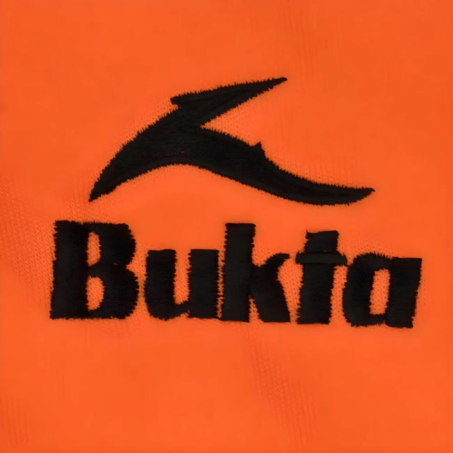 BUKTA Track Top Orange with Black Panels/Cuffs/W'Band