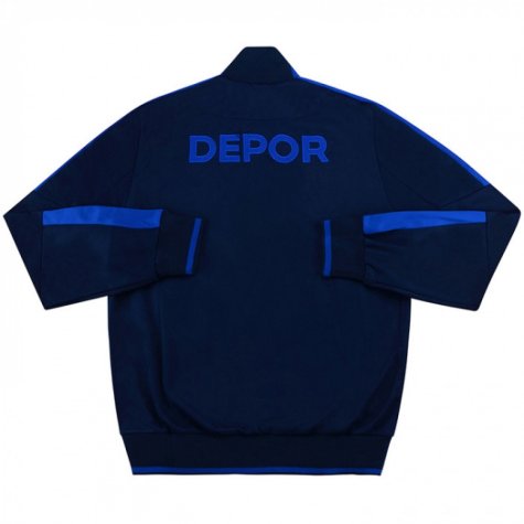 2018-2019 Deportivo Macron Anthem Jacket (Navy)