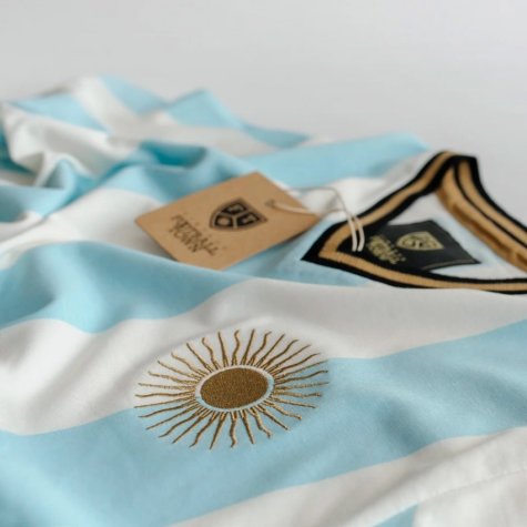 Vintage Argentina El Sol Albiceleste Soccer Jersey