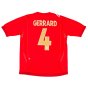 England 2006-08 Away Gerrard #4 (XXL) (Excellent)