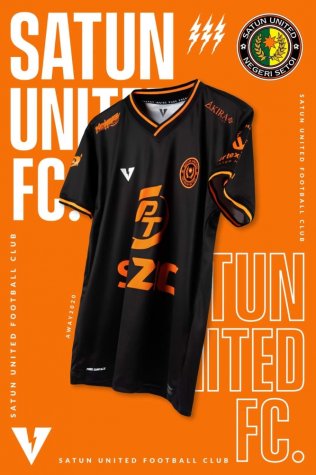 Satun United 2020 Home Black Player Edition Shirt