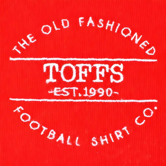The Old Fashioned Football Shirt Co. Hoodie - Red/White