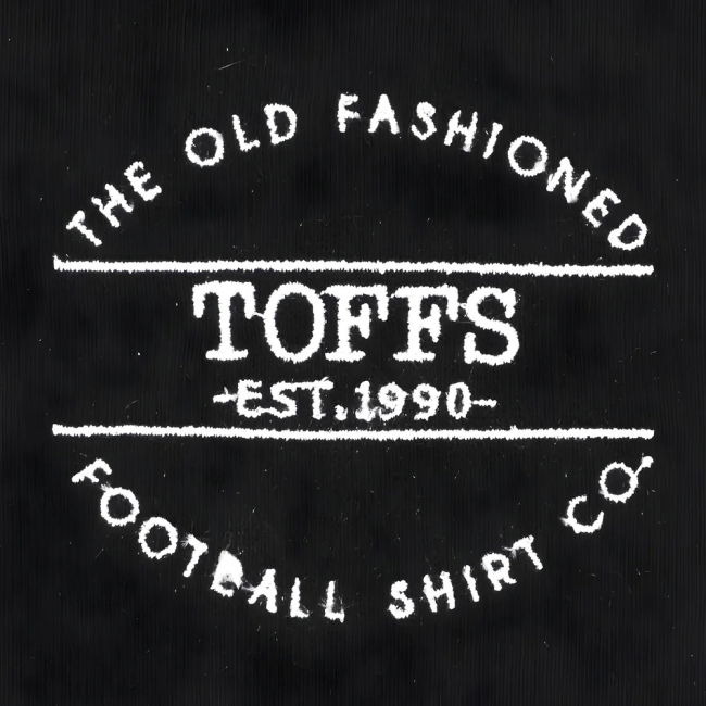 The Old Fashioned Football Shirt Co. Hoodie - Black/White