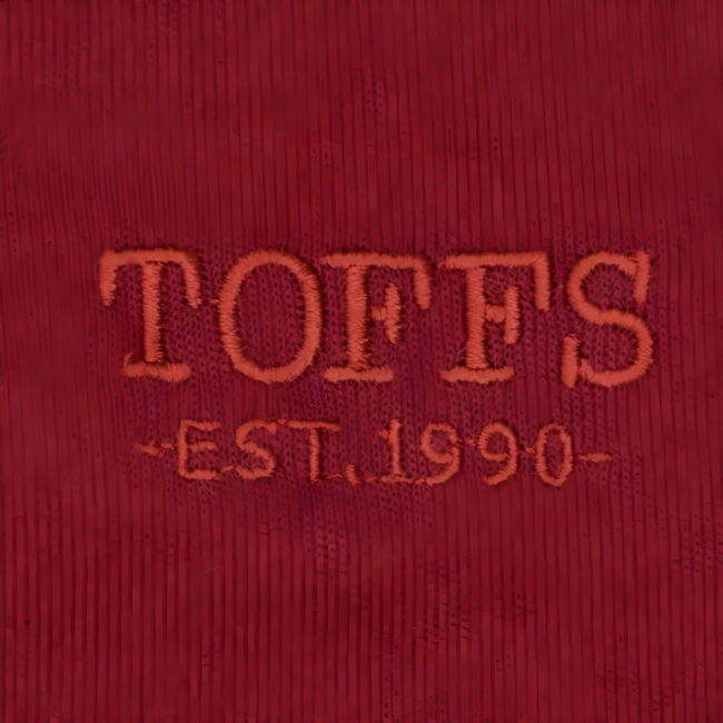 TOFFS Est 1990 Track Top - Maroon/Amber